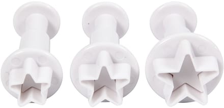 Creativ Company Cutters with Stamp Star 3pcs.
