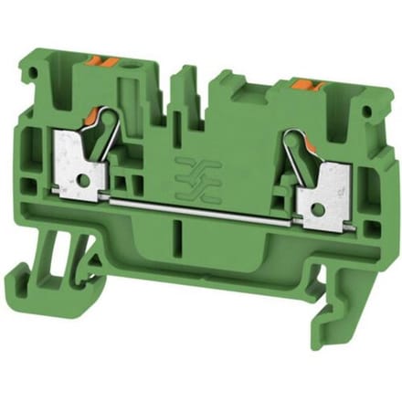 Weidmüller 1521950000 Doorgangsklem 5.1 mm Spanveer Groen 100 stuk(s)