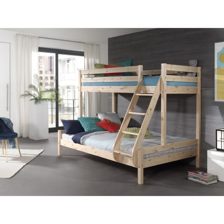 LUCEVI - Pino Familiebed 140x200cm + 90x200cm - Beige