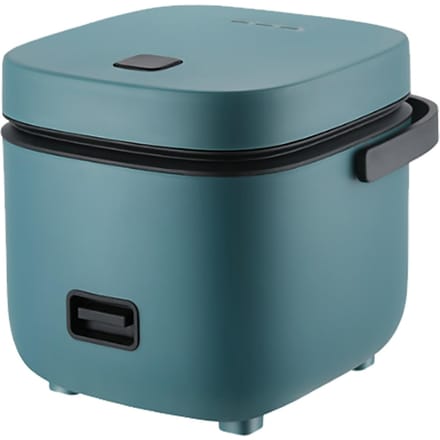 1.2L Mini Rijstkoker Compacte Multifunctionele Reis Elektrische Stomende Kokende Rijstkoker voor 1 liter2 black