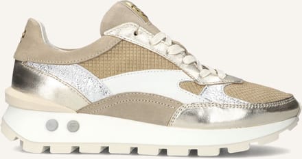 Floris Van Bommel Sfw-10098 Blokki Sneakers - Leer - - Zand - Maat 37