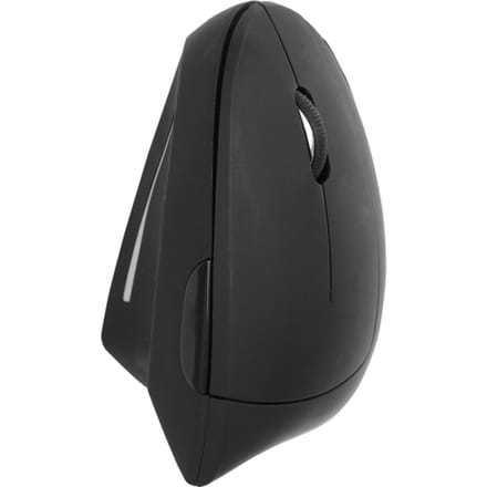 Muis Quantore ergonomisch draadloos USB-A adapter zwart