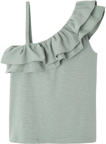 Vertbaudet Asymmetrisch geruit T-shirt voor meisjes