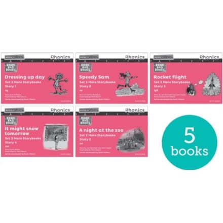 Read Write Inc. Phonics: Pink Set 3 More Black & White Storybooks (Pack Of 5) - Read Write Inc. - Adrian Bradbury