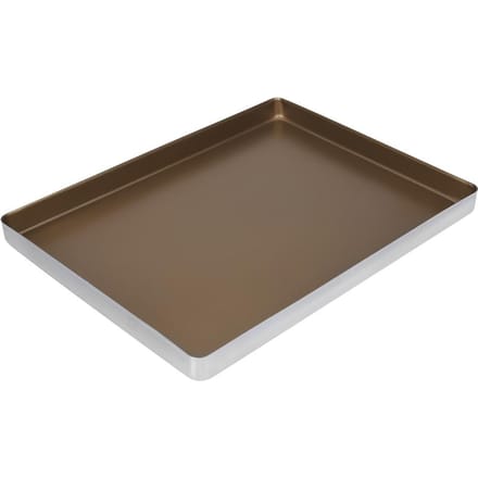 Bak- en braadslede van aluminiumlegering Bakvorm Cake Koekjesplaat 40 * 30 * 3cm gray
