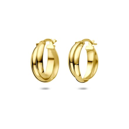 14K geelgouden oorringen 16,5 mm - 4034901