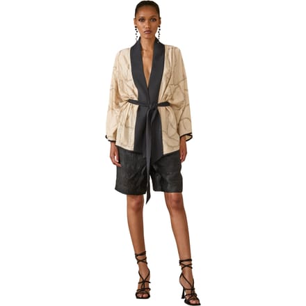 kimono Vrouw Souvenir zwarte halsband
