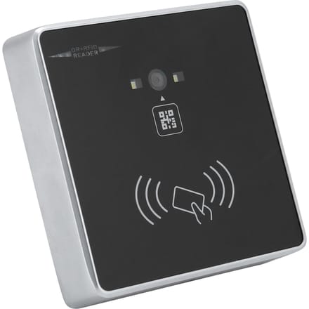 Lecteur de cartes RFID, code-barres 2D, QR, contrôle d'accès, pour Wiegand, TTL, RS232, RS485, carte d'identité white