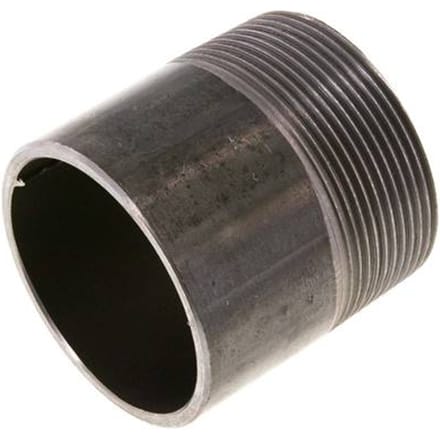 R 2'' Buitendraad x 60.3mm Stalen Pijpnippel met Las uiteinde 50 Bar DIN 2982 - 60mm