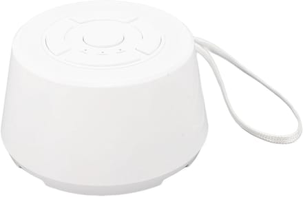 Witte Ruis Machine - Slaap Geluiden - Ontspannen Slapen - Ingebouwde Timer - 10 x 9 x 8 cm - Wit