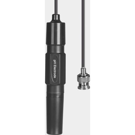 Professionele laboratoriumelektrode Aquarium Hydrocultuur laboratorium pH-elektrodesonde BNC-controller 1.2 METER zwart