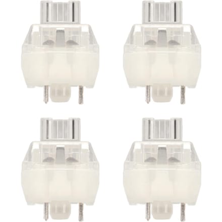 45 pièces Interrupteurs mécaniques linéaires pour clavier Rétroéclairé Étanche Hot-swappable Interrupteur de clavier DIY TTC Ice Quiet V2