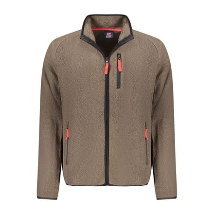 Noorwegen 1963 Marrone Polyester Heren Sweatshirt