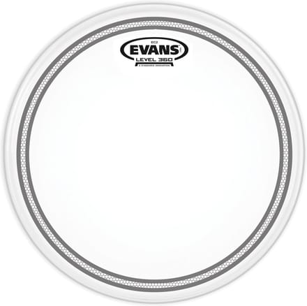 Evans EC2 Coated SST 14", B14EC2S, Tom Batter - Tom vel