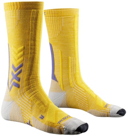 X-socks Trekkin Perform Merino Crewsokken Geel EU 35-38