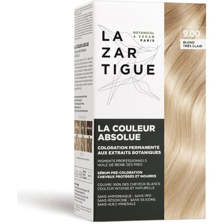 Lazartigue La Couleur Absolue Permanent Haircolour Pakket 9.00 Very Light Blond Set