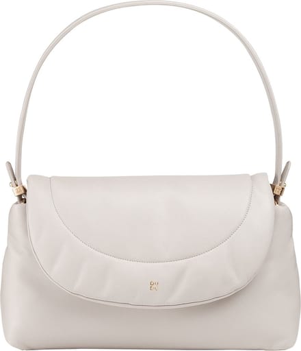 DuDu Melville Schoudertas Leder 31 cm - Dames - pearl