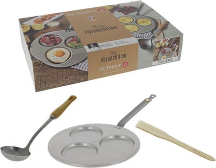 De Buyer Box Brunchtime - Triblinispan + Spatel