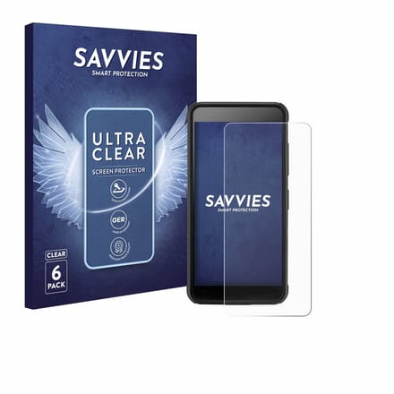Savvies - Screenprotector voor SkyCaddie Pro 4X - Folie Beschermfolie transparant 6 Stuks