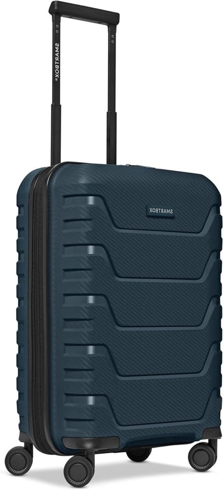Reiskoffer - Handbagage Trolley - Weekend Trips - Lichtgewicht Hardcase - 55 x 37 x 23 cm - Donkerblauw
