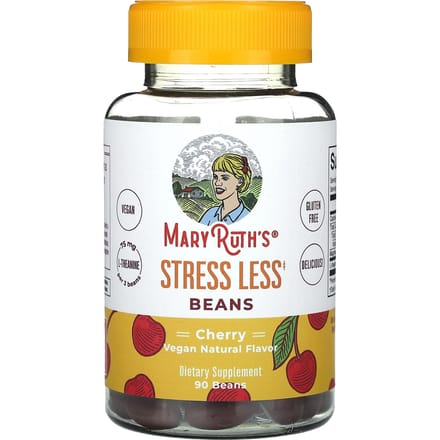 MaryRuth's, Haricots sans stress, Cerise, 75 mg, 90 Haricots (25 mg par haricot)