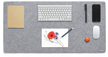 Bureau onderlegger muismat XXL antislip vilt - 40x80cm
