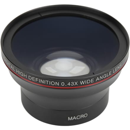 55mm 0.43X Groothoeklens Optisch Glas Coating Technologie Camera Accessoire Helder Beeld black