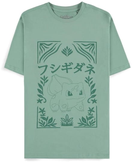 Pokémon - Bulbasaur Heren Tshirt - 2XL - Groen