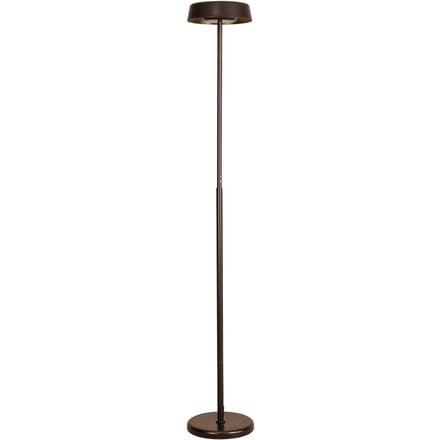 Mantra Iluminación LED vloerlamp Noa II, touchdimmer, staal, zwart