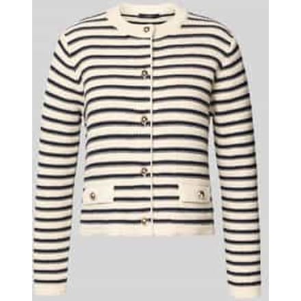 Regular fit gebreid jack van katoenmix Model 'VODKA'