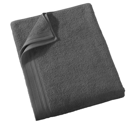 De Witte Lietaer Badlaken Imagine Anthracite - 90 x 200 cm - Antraciet - Katoen