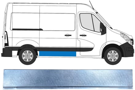 Interne reparatie achterste deuren voor Renault Master 2010- / Rechts