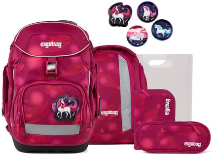 ergobag schooltas Pack Set 6-delig MondzauBär paars