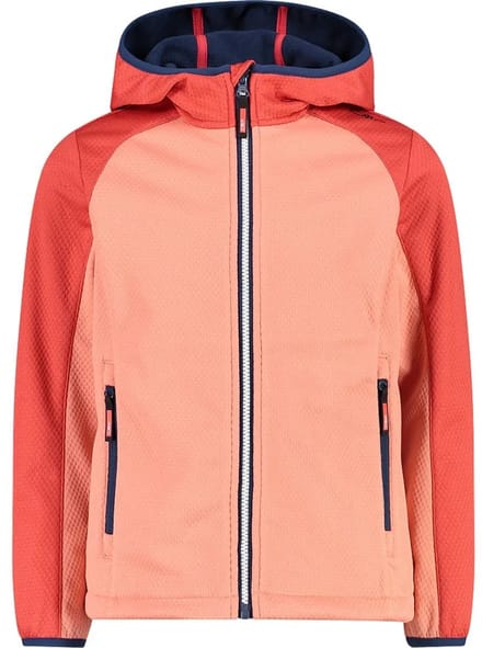 Cmp Fix Hood 32a1085 Softshelljack Oranje 12 Years Meisje