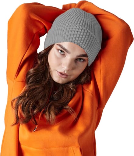 Beechfield Wintermuts - grijs - volwassen - polyacryl - Beanie wintermuts