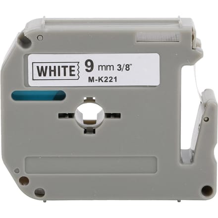 9mm Labeltape PET Accessoires M K221 Geschikt voor Brother Labelprinter PT-65/70/80