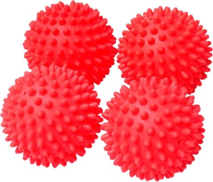 Niceey Wasdrogerballen - Wasbollen voor wasmachine - Droogballen - 4 Stuks - Roze