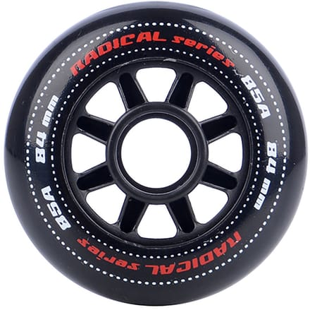 Tempish Radical Inline Skate Wielen - 4 Stuks - 84mm - 85A - Zwart
