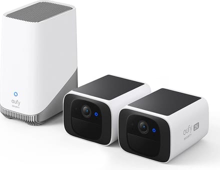 eufy security S220 SoloCam Dual Pack + Homebase 3 - 16GB opslag - Bundelvoordeel
