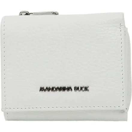 MANDARINA DUCK Leren portemonnee Mellow Wallet Blanc wit