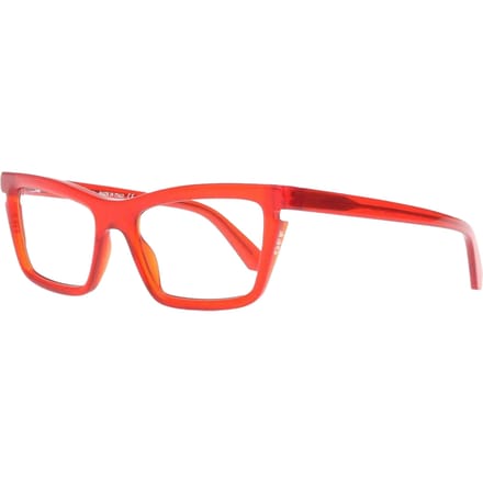 Off White Style Sun Kunststof Gewaagde Zonnebril (Rood/Blauw blok)