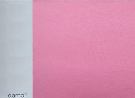 Damai Double Jersey Hoeslaken - Ledikant - 60x120 cm - Pink