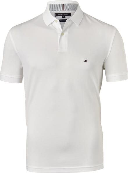Tommy Hilfiger 1985 regular fit polo - wit