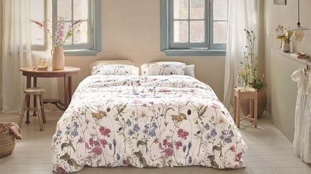 Ariadne at Home Dekbedovertrek Bloom - 260 x 200/220 cm - white