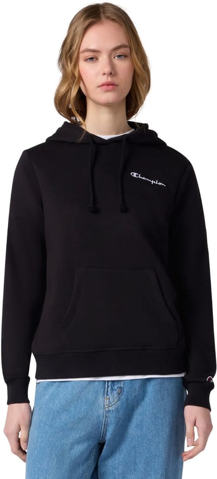 Champion Sweater Dames Hoodie Sweatshirt Zwart - Maat M