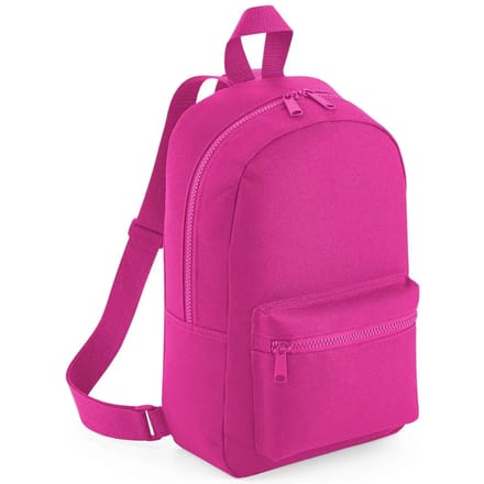 Mini Essential Fashion Backpack/Rugzak Bagbase - 7 Liter Fuchsia