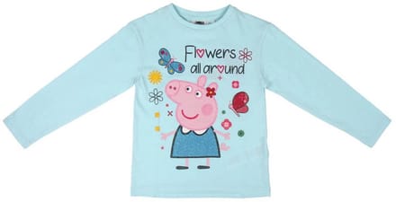 Peppa Pig - Longsleeve - Meisje - Mint Groen