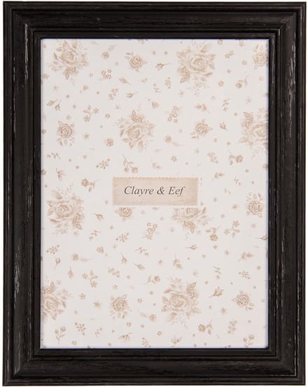 Clayre & Eef Fotolijst 10x15 cm Zwart MDF