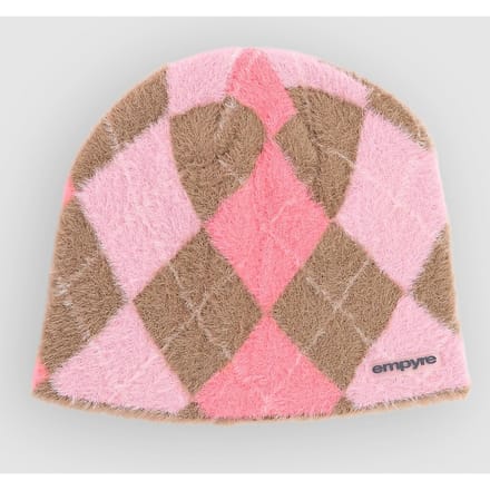 Empyre Argyle Shag Muts roze