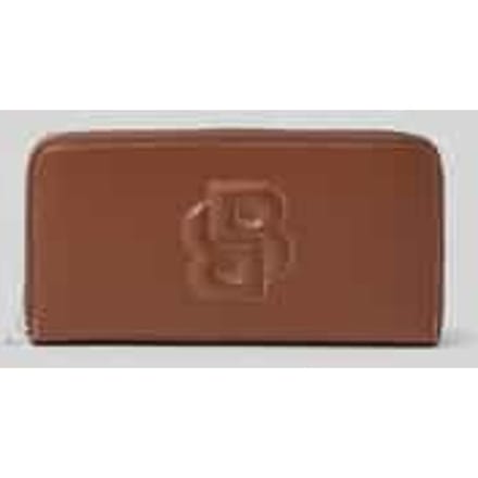 BOSS portemonnee Anett Ziparound Wallet Medium Brown bruine